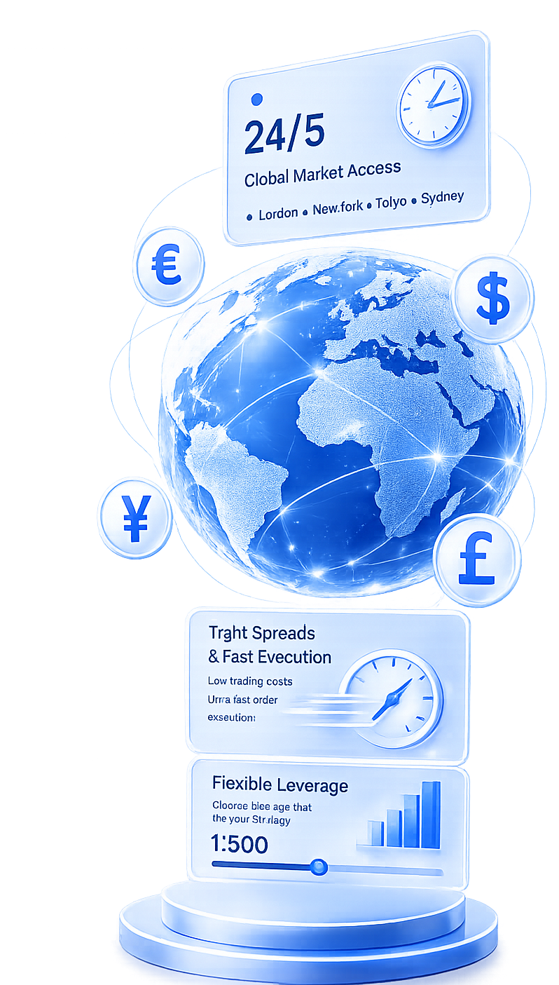 Forex trading benefits — global market access, tight spreads, and flexible leverage